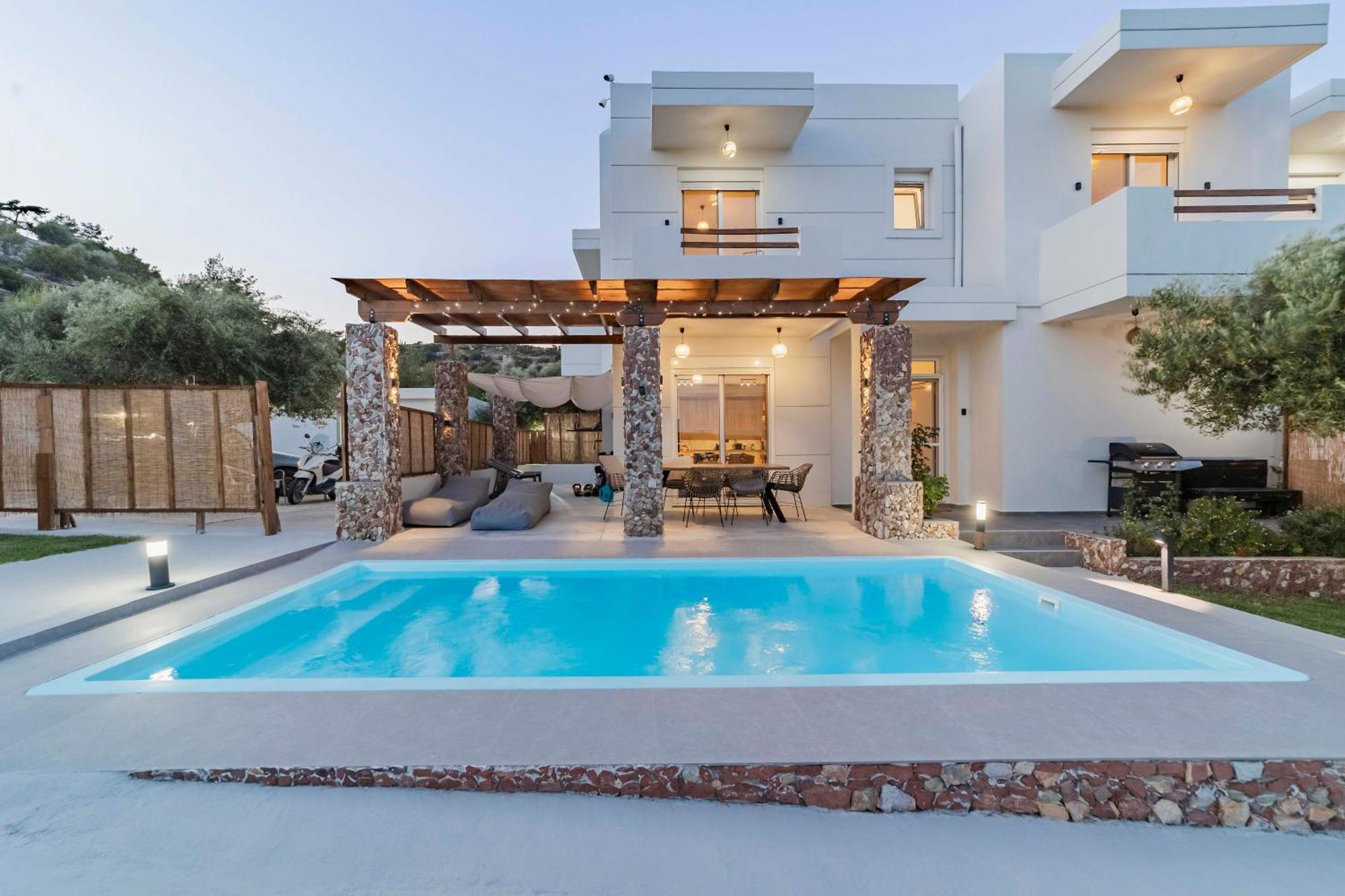 Villa Tranquila Rhodes Psinthos Eksteriør bilde